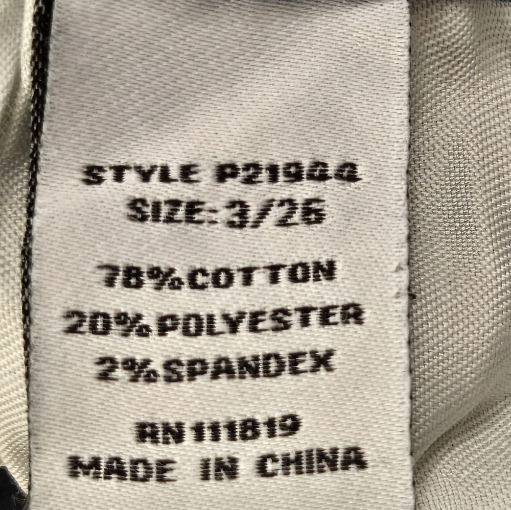 Thread & Others Jeans 3/26High Rise Button Fly Distressed Stretch Ankle Skinny - Picture 4 of 9